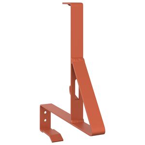 vidaXL Suport pentru Zăpadă Roșu 29,5 x 3 x 34,5 cm Oțel