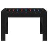 vidaXL Masă de Foosball Stejar Negru 125 x 60,5 x 80 cm Lemn compozit