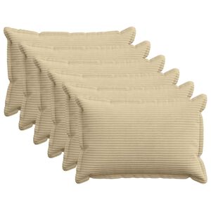 vidaXL Husă pentru pernă 6 buc. HOUTEN Verde deschis gri 50 x 75 cm