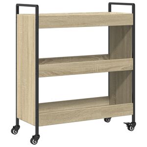 vidaXL Cărucior de bucătărie stejar sonoma 70x30x82 cm lemn prelucrat