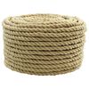 vidaXL Sfoară de Barcă 12 mm 250 m natural
