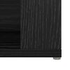 vidaXL Bufet cu sertar Stejar Negru 100 x 30 x 59,5 cm Lemn compozit