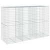 vidaXL Coș gabion cu capac, 300x100x200 cm, fier galvanizat