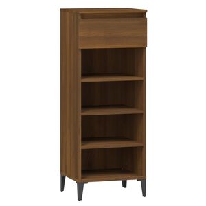 vidaXL Pantofar, stejar maro, 40x36x105 cm, lemn prelucrat