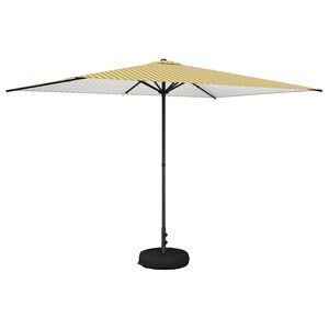 vidaXL Umbrelă de grădină cu bază 200 x 300 cm Poliester