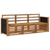 vidaXL Seturi de canapele 3 pcs Lemn Solid de Acacia