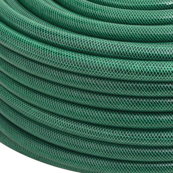vidaXL Furtun de aer, verde, 1", 100 m, PVC