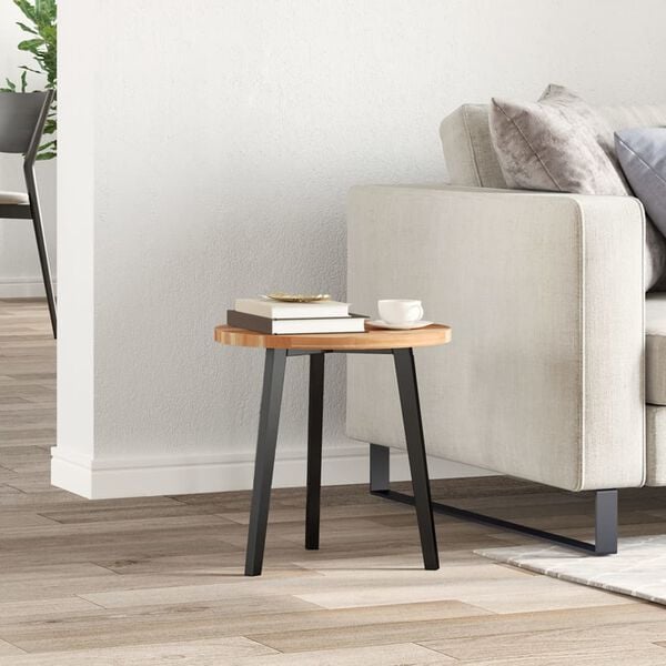 vidaXL Blat de masă rotund, Ø40x2 cm, lemn masiv de acacia