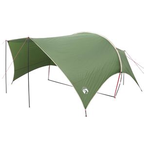 vidaXL Cort de camping rezistent la apă Verde 550 x 400 x 230 cm