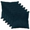 vidaXL Husă pentru pernă 6 buc. HEERLEN Albastru marin 70 x 70 cm