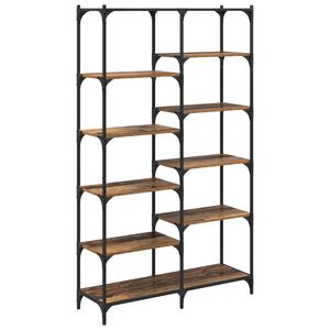 vidaXL Raft pentru cărți 9 niveluri 100 x 32 x 170 cm Lemn prelucrat