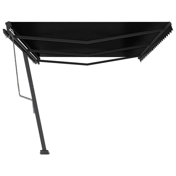 vidaXL Copertină autonomă retractabilă automat, antracit, 600x300 cm