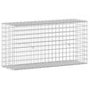 vidaXL Gabion cu s&acirc;rmă de 3,5 mm și plasă de 5x5 cm 100x30x50 cm