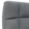vidaXL Scaun de podea pliabil, gri deschis, material textil