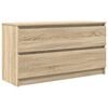 vidaXL Comodă TV, stejar sonoma, 100x35x54 cm, lemn prelucrat