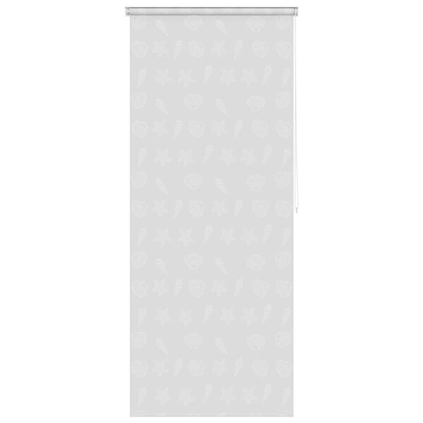 vidaXL Roletă perdea de duș 100x240 cm Model stea de mare