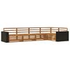 vidaXL Set de canapele de exterior 5 buc. natural Lemn Solid de Acacia