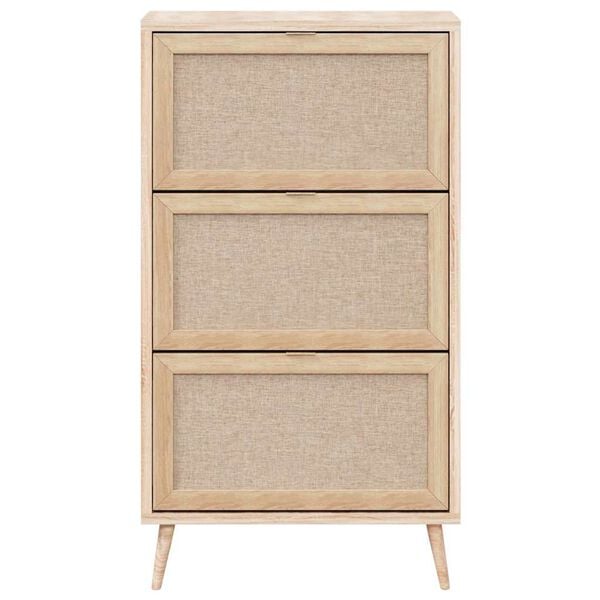 Finori Pantofar Bali 49A, stejar sonoma și imprimeu tip trestie