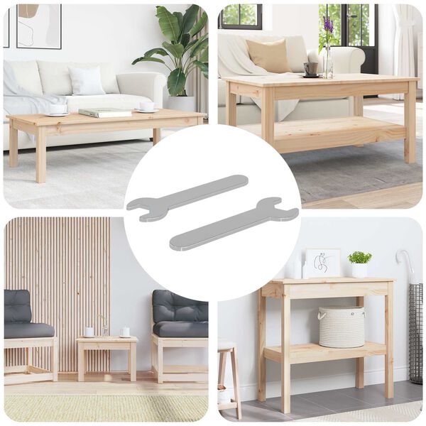 vidaXL Cheie de piulițe 2 pcs Argintiu 10 mm Fier