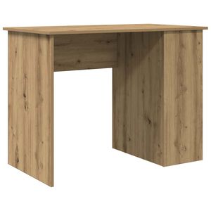 vidaXL Birou, stejar artizanal, 100x55x75 cm, lemn prelucrat