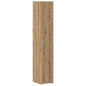 vidaXL Bufet Stejar Artizanal 30 x 42,5 x 185 cm