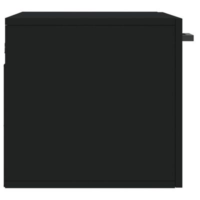 vidaXL Dulap de perete, negru, 60x36,5x35 cm, lemn prelucrat