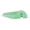 vidaXL Seră cu cadru din oțel, verde, 132 m&sup2;, 22x6x2,85 m