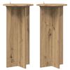 vidaXL Suport pentru plante 2 buc. Stejar Artizanal 40 x 40 x 80 cm