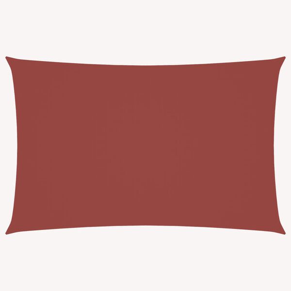 vidaXL Parasolar, cărămiziu, 4x7 m, țesătură oxford, dreptunghiular