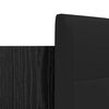 vidaXL Cadru de Pat cu Tăblie Stejar Negru 120 x 200 cm Lemn compozit