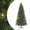 vidaXL Brad de Crăciun artificial cu 300 LED Verde 210 cm PE și PVC