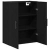 vidaXL Cabinet suspendat Stejar Negru 69,5 x 34 x 90 cm Lemn compozit