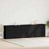 vidaXL Bufet cu sertar Stejar Negru 240 x 33 x 70 cm Lemn compozit