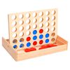 vidaXL Joc 4 pe un r&acirc;nd, 24x15x4 cm, lemn masiv