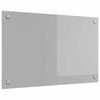 vidaXL Panou de bucătărie Gri deschis 80 x 50 cm sticlă securizată