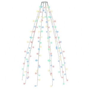 vidaXL Instalație brad de Crăciun cu 150 LED-uri colorate 150 cm