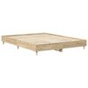 vidaXL Cadru de pat Sonoma 152 x 203 cm Lemn prelucrat