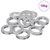 vidaXL Washer cu arc 15929 pcs Alb Fier
