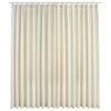 vidaXL Draperie opacă, crem, 290 x 245 cm, catifea, cu c&acirc;rlige