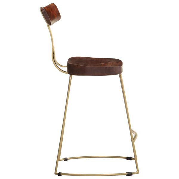 vidaXL Scaune de bar 2 buc 49x43x79 cm lemn masiv de mango