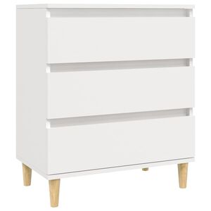 vidaXL Servantă, alb, 60x35x70 cm, lemn prelucrat