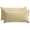 vidaXL Husă pentru pernă 2 buc. HOUTEN Bej 40 x 80 cm Poliester