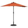 vidaXL Parasol de Grădină Terracota 294 x 150 x 223 cm țesătură