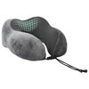 vidaXL Perna de g&acirc;t pentru călătorie Ajustabil Gri 27 x 26 x 14 cm