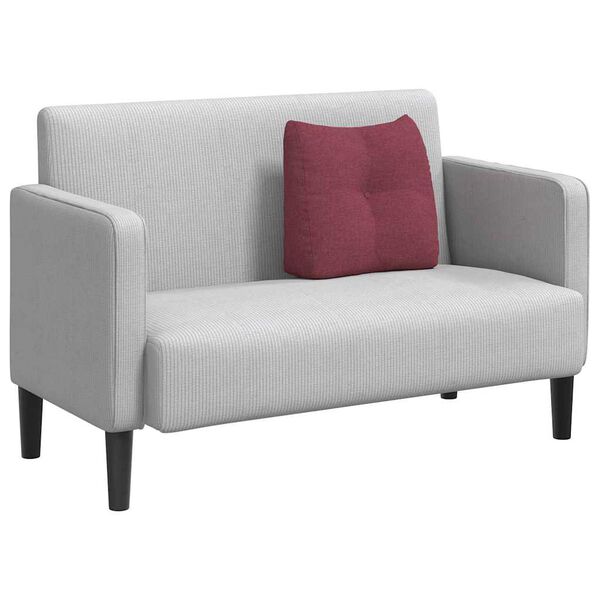 vidaXL Perna pentru spate Roșu Vin 45 x 24 x 50 cm țesătură