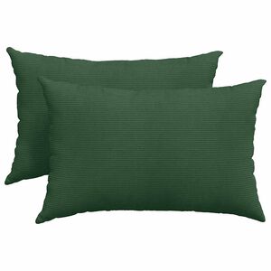 vidaXL Perne pentru canapea 2 pcs Verde &icirc;nchis 60 x 40 cm