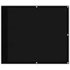 vidaXL Paravan de balcon, negru, 90x700 cm, 100% poliester oxford