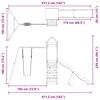 vidaXL Set de joacă pentru exterior, lemn masiv de douglas