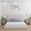 vidaXL Noptiere, 2 buc., 40x33x46 cm, lemn masiv reciclat