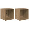 vidaXL Set comodă TV 2 pcs Stejar Artizanal Lemn compozit